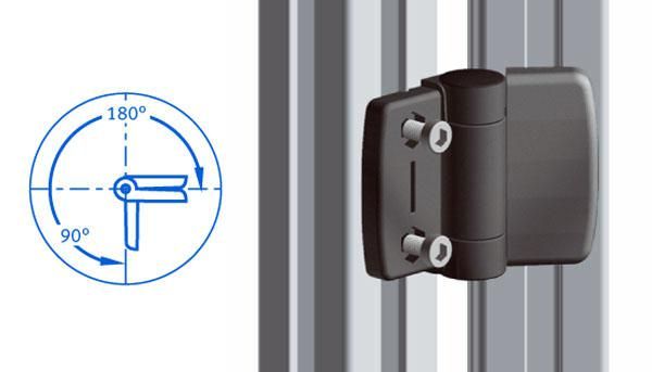 Systemscharnier 30 ohne Nut (mit einstellbarer Friktion)
