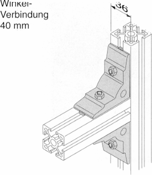 Winkelverbinder 40